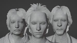 Blender 3.6.1 My favorite band of all time. The Police: Andy Summers,  Sting, Stewart Copeland. Characters' basic form were made with MakeHuman,  further shaped with sculpting with Blender. Hair was still made