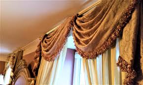 Swag curtains are within the capability of everyone. Make An Open Pole Empire Swag Valance Renee Romeo