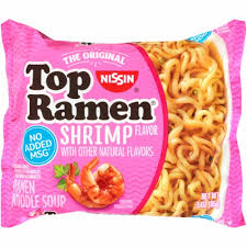 Top ramen (トップラーメン, toppu rāmen) is an american brand of instant ramen noodles introduced in 1970 by nissin foods. Top Ramen Shrimp Flavor Ramen Noodle Soup 3 Oz Kroger