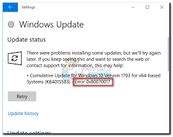 Dec 18, 2020 · feature update to windows 10, version 20h2 has failed to installed 43 times. Fix Windows Installation Error 0x80070017 Appuals Com