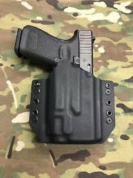 Black Kydex Light Bearing Holster For Glock 19 Gen5 Streamlight Tlr 8 Ebay