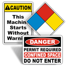 Warning safety signs at home. Safety Signs Osha Ansi Compliant Safetysign Com