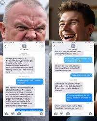 An amateur football coach keeps texting my friend, mistaking him for  someone else, demanding a trackie be returned, and it's been going