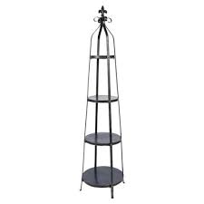 Maybe you would like to learn more about one of these? Ben French Country Antique Black Metal Tower Bookcase With 4 Round Shelves Round Shelf Hallway Shelving Plant Stand