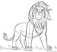 Below the head sketch out the torso of our lion. Drawing Skill Lion Eyes Drawing Easy