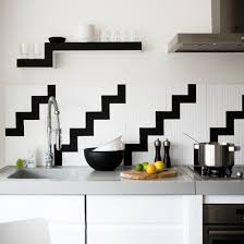 Keep a few pieces of wall white to strike an even. Black And White Kitchen Wall Tile Ideas Novocom Top