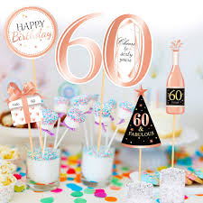 Dad's 60th birthday party { 60 memories }. Birthday Party Decorations Accessories 60 Fabulous Bday Party Cheers To 60 Years Birthday Party Favor Table Supplies Konsait Rose Gold 60th Birthday Centerpiece Sticks 60th Birthday Table Toppers Party Supplies Toys Games Rayvoltbike Com