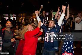 41 New England Patriots Fans Watch Their Team Play The Atlanta Falcons In  Super Bowl Li Photos & High Res Pictures