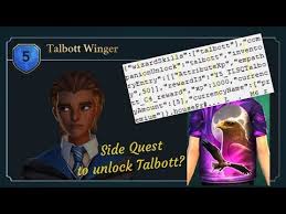 Talbott Side Quest Harry Potter Hogwarts Mystery Youtube