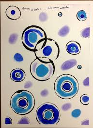 Circle paintings with kinders | deep space sparkle. Kandinsky Circles Art In Action