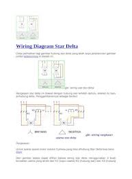 Apakah kabel phase yg menuju ke kontaktor star delta. Wiring Diagram Star Delta