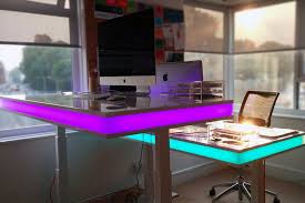 Standing While Working The New And Improved Office Trend Modern Table Design Creative Room Design Led Desk Lamp
