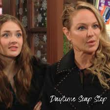 Sharon Newman said it!!! Phyllis to Sharon (At Crimson Lights): "Here you  are again, every time I turn around there you are. " Sharon responds: "Well  you know what might help...staying away