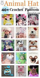 40 Crochet Animal Hat With Patterns Crochet Animal Hats Crochet Hats Crochet Kids Hats