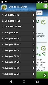 Bacaan alquran paling merdu dari juz 1 sampai 30 bacaan al quran yang merdu agar mudah tidur orang membaca al qur'an. Al Quran Juz 16 For Android Apk Download