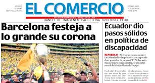 El comercio is a peruvian newspaper based in lima. Venden Diario El Comercio La Republica Ec