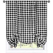 Only 3 available and it's in more than 20 people's carts. Woven Trends Farmhouse Curtains Kitchen Decor Buffalo Plaid Shades Classic Country Plaid Gingham Checkered Design Farmhouse Decor Window Curtain Treatments Black Tie Up Shade Walmart Com Walmart Com