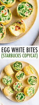 Egg White Bites Starbucks Copycat Recipe In 2021 Starbucks Egg White Bites Egg Bites Recipe Clean Eating Breakfast