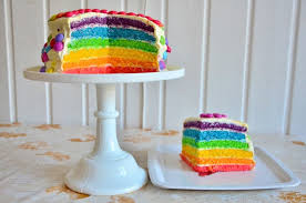 Wadah pertama berisi bahan makanan, dan wadah kedua diberi air. Rezept Regenbogentorte Rezepte Fur Familien Kreatives Essen Baby Kind Und Meer