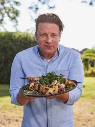 Halloumi Skewers Jamie Oliver Recipes Recipe In 2020 Jamie Oliver Recipes Tasty Vegetarian Recipes Halloumi