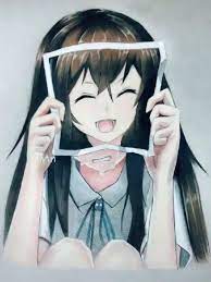 Anime sedih tapi senyum agen meme. Gambar Anime Sad Girl Fake Smile Novocom Top