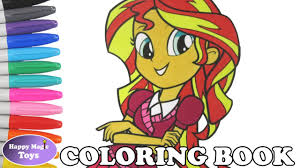 Over on amazon, we have a new book slated for a may 5th 2015 release date titled sunset shimmer's time to shine. Mlp Sunset Shimmer Coloring Book My Little Pony Equestria Girls Coloring Page Mane 7 Mlpfim Youtube
