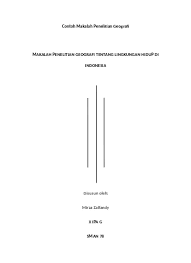 We did not find results for: Contoh Makalah Penelitian Geografi Tentang Lingkungan Hidup Di Indonesia
