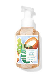 Liquid hand and body soap. Coconut Colada Gentle Foaming Hand Soap Bath Body Works
