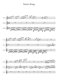 Saria S Song Musescore Com Songs Sheet Music Ocarina Music