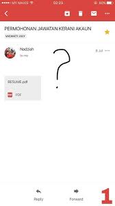 Ini terutama selalu berlaku pada majikan yang tidak memiliki sistem permohonan kerja online. Maukerja On Twitter Contoh Yang Boleh Dirujuk Untuk Permohonan Kerja Melalui Email