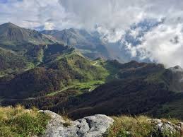 View From Summit Of Mont Beas Ariege Pyrenees Pyrenees Mountain Hiking Natural Landmarks