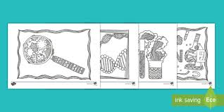 Take a deep breath and relax with these free mandala coloring pages just for the adults. Science Themed Mindfulness Coloring Pages