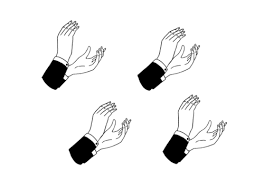 Clapping Drawing Gif Illustration Clapping Gif Hand Illustration