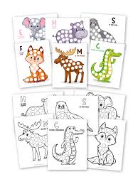 Perfect preschool activity for spring or for an eric carle theme. Animal Do A Dot Printables