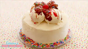 Banana Split Ice Cream Cake No Machine Homemade Ice Cream Gemma S Bigger Bolder Baking Ep 79 Youtube