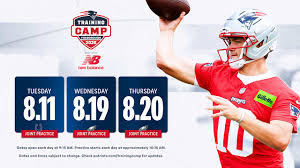 Patriots Announce Dates for 2026 Training Camp Presented by New 