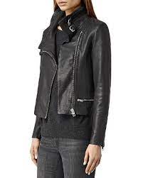 Allsaints Bales Leather Biker Jacket Women Bloomingdale S All Saints Leather Jacket Biker Jacket Womens Biker Jacket