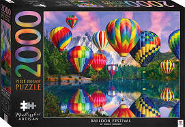 2000 piece jigsaw puzzles for adults. By9 1060 Mindbogglers Artisan Balloon Festival 2000 Piece Jigsaw Puzzle