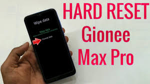 Hard Reset Gionee Max Pro