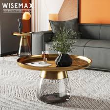 Take your coffee while watching a movie. New Modern Design Luxury Fashion Furniture Round Glass Storage Coffee Side Table With Glass Base Metal Top Buy Modern Coffee Table Metal Coffee Table Designer Coffee Tables Product On Alibaba Com