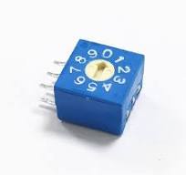 Wholesale Right Angle 2.54mm rotary dip switch,Right Angle ...