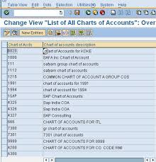 Knowledge Tree Create Chart Of Accounts In Sap