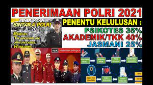 Kampanye, pendataan, dan pembinaan pra rekruitmen anggota polri pada. Seleksi Penerimaan Polri 2021 Satu Pintu Nilai Psikotes Akademik Dan Jasmani Menentukan Kelulusan Youtube