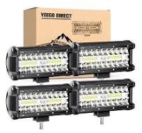 YEEGO DIRECT 7 Inch LED Light Bar, 480W 48,000LM Offroad Fog/Driving LED  Tractor Lights with Spot Flood Combo Beam, Waterproof Work for Truck Boat  ATV ...