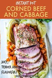 Instructions place corned beef brisket and 1 cup water in the instant pot. This Instant Pot Corned Beef And Cabbage Recipe Is Ready To Serve In Less Than 2 Hours This Tra Instant Pot Recipes Corn Beef And Cabbage Flavorful Vegetables