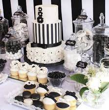 Black and white fans for a birthday backdrop or a wedding. Black And White Theme Party Decorations Novocom Top