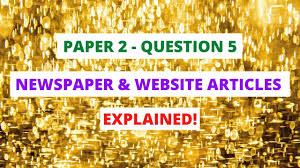A level psychology, paper 3, june 2019 (aqa). English Language Paper 2 Question 5 How To Write A Level 9 Newspaper Website Article For Gcses Youtube
