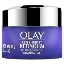 Olay proprietary blend of vitamin b3 + retinol complex hydrates skin for 24 hours for a bounty of benefits. Olay Regenerist Retinol 24 Night Face Moisturizer Mini Size 0 5 Oz Walmart Com Walmart Com