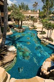 Opulent 33 000 Square Foot Oceanfront Mega Mansion In North Palm Beach Fl Cool Pools Dream Pools Beautiful Pools