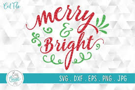 Merry Bright Christmas Svg Graphic By Easyconceptsvg Creative Fabrica